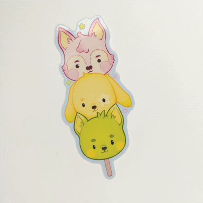 Sweet & Sour Dango Sticker | Peawo, Starbby & Limca