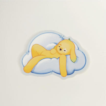 Sleepy on a Cloud Sticker | Starbby