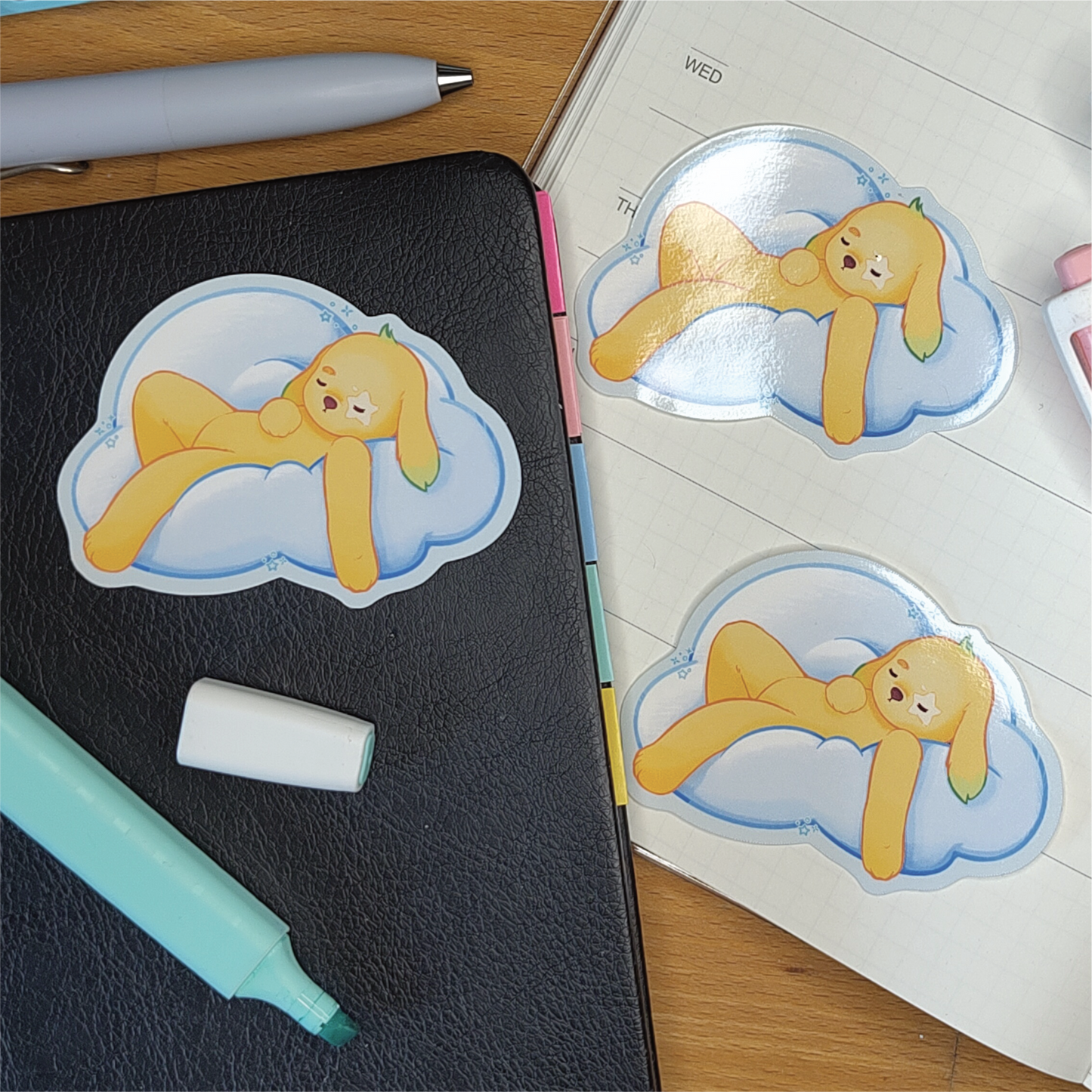 Sleepy on a Cloud Sticker | Starbby