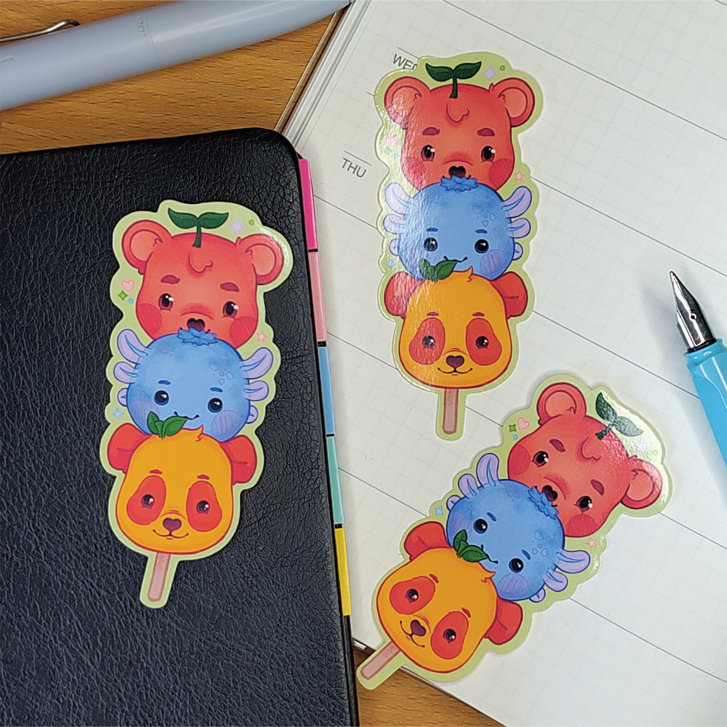 Fruity Dango Sticker | Sherry B., Boxl and Marilda