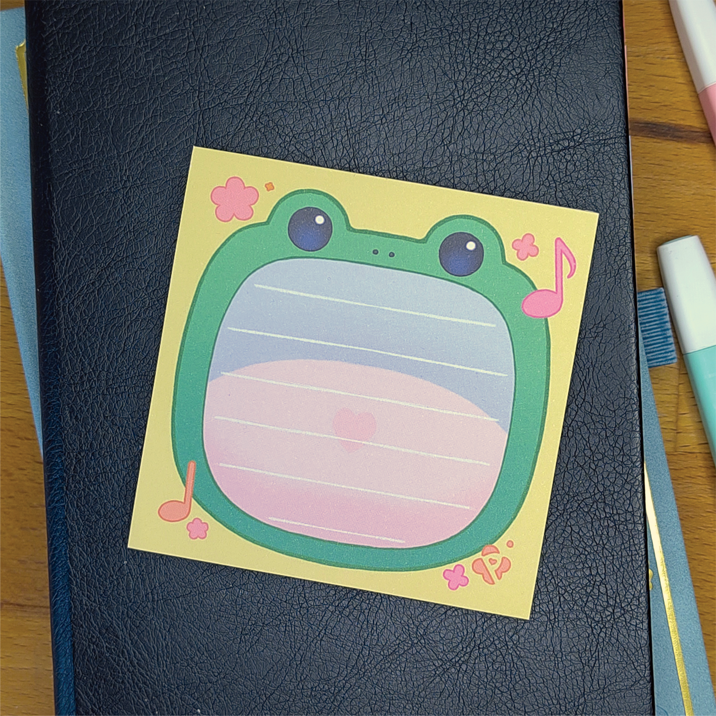 Singing Frog Notepad | Square - Lined