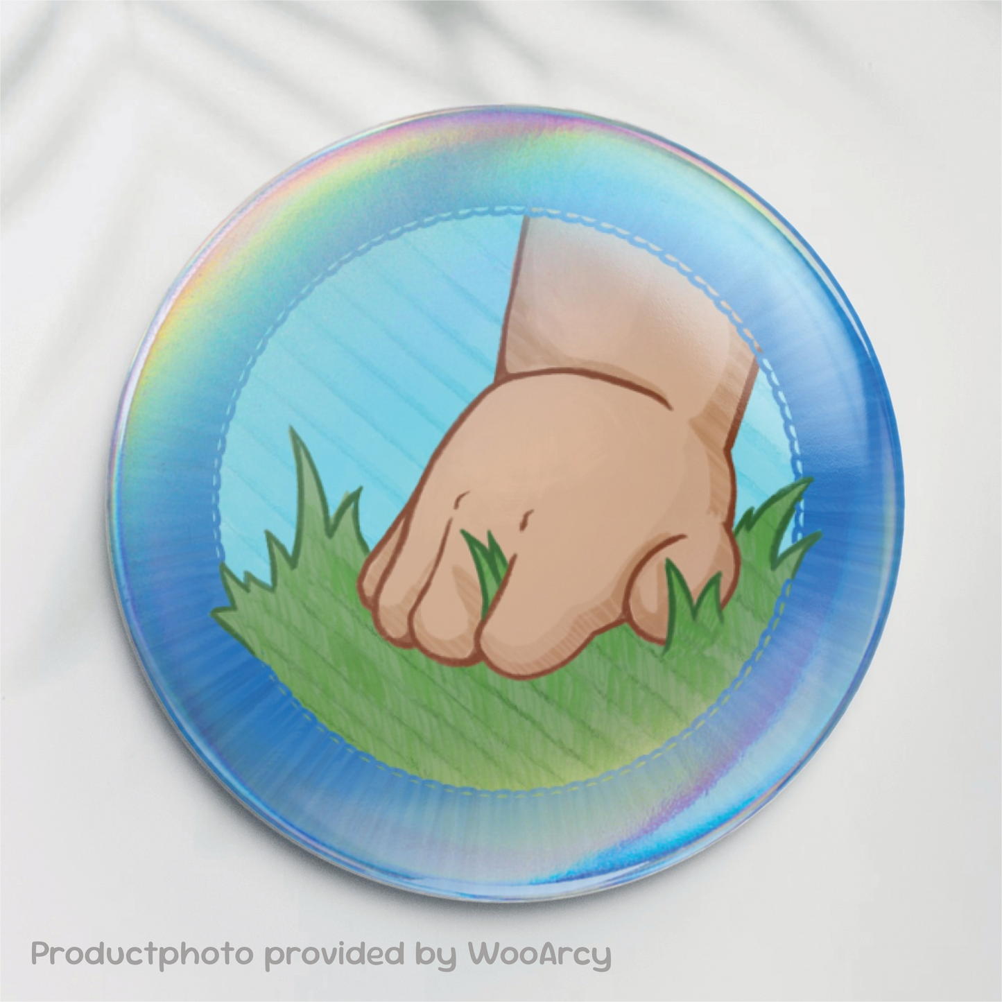 "I Touched Grass!"- Scout Badge | Button - 44mm