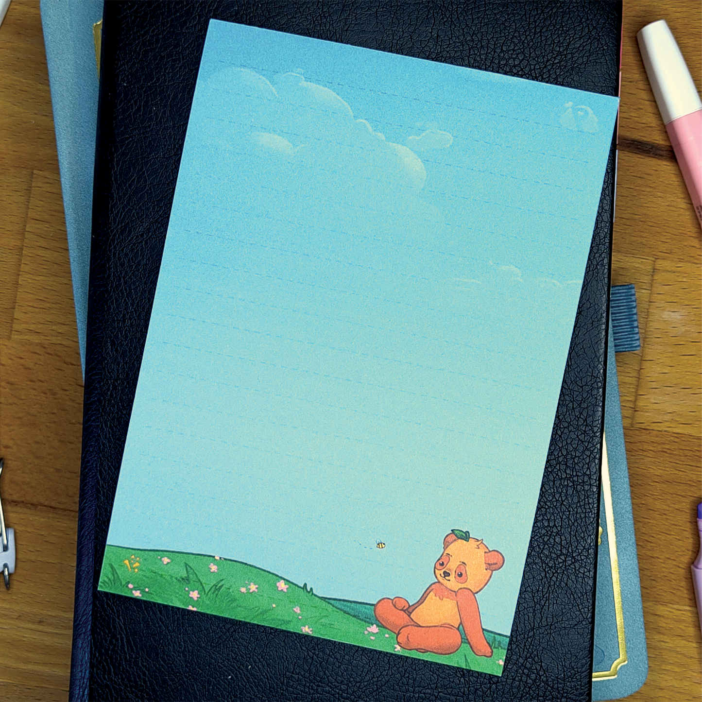 Marilda Breezy Meadow Notepad | A6 Size - Lined