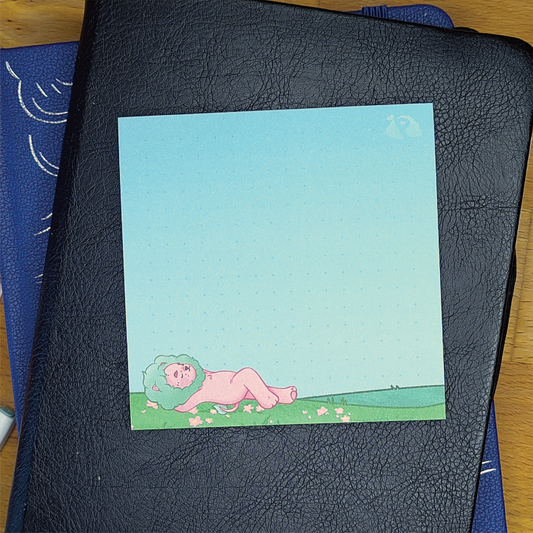 Mellion Breezy Meadow Notepad | Square - Dot Grid