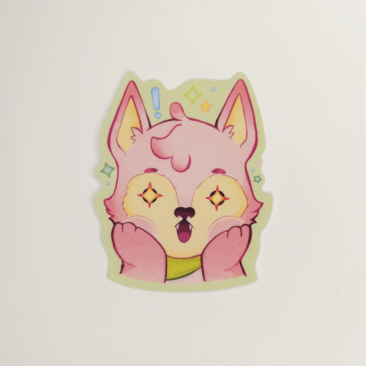 Sparkly Eyes Sticker | Peawo