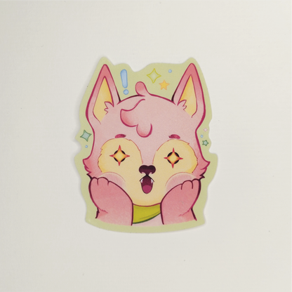 Sparkly Eyes Sticker | Peawo